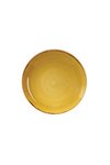 Churchill Stonecast Mustard Yellow Coupe Teller tief 24.8cm