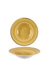 Churchill Stonecast Mustard Yellow Teller tief Fahne 24cm