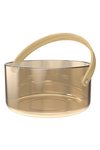 Nuts Servierschale mit Henkel gold