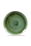 Churchill Stonecast Samphire Green Coupe Teller 21.7cm