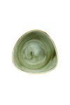 Churchill Stonecast Samphire Green Triangel Teller tief 18.5cm 37cl