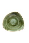 Churchill Stonecast Samphire Green Triangel Teller tief 23.5cm 60cl