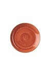 Churchill Stonecast Spiced Orange Coupe Teller flach 21.7cm