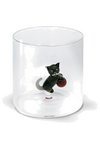 EasyLife Trinkglas Katze mit Wollknäuel