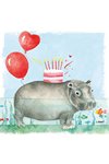 PPD Servietten Happy Hippo