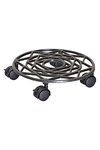 WAGNER Rolluntersetzer 285 mm antik design Gusseisen nickel-matt