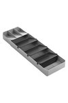 METALTEX Besteck-Organizer Uni-Fit grau anthrazit