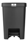 BRABANTIA Treteimer StepUp dark grey 25 l