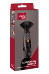 VACUVIN Korkenzieher Twister automatisch mit Bottle-Grip schwarz