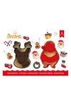 DECORA Ausstecher 2er Weihnachtsmann & Rentier auf Karte