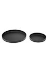 TEMPA Serviertablett 2er Set Aurora black matt