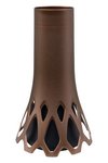 PLASTIA Vase Roseta mit Sockelgewicht bronze 1 l