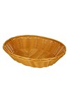 METALTEX Brotkorb oval PP Metalldraht beige