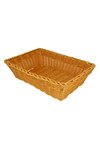 METALTEX Brotkorb rechteckig PP Metalldraht beige