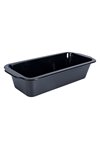 STÄDTER Brotbackform Emaille 30x13x8 cm schwarz We love baking