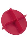 STÄDTER Brötchenstempel Laugenbrötchen ø 7.5x2 cm rot