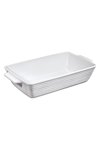 KÜCHENPROFI Gratinform Burgund rechteckig 24 cm weiss