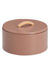 ZELLER Vorratsdose 2400 ml Metall mocca