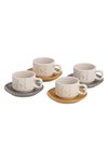 ZELLER Espressotassen Set Flowers