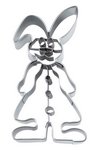 STÄDTER Präge-Ausstecher Hasenmädchen 8.5 cm Edelstahl
