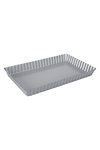 STÄDTER Tarteform mit Hebeboden 28x18x3 cm silber We love Baking