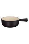 LE CREUSET Fonduecaquelon schwarz sand 20 cm