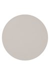 ZELLER Untersetzer rund Kunstleder beige