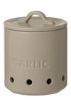 LADELLE Vorratstopf Essentials Garlic steingrau Keramik