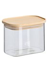 ZELLER Vorratsglas mit Bambusdeckel 630ml