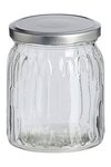 ZELLER Einmachglas mit Metalldeckel 470ml