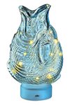CILIO Dekoleuchte Nemo Glas blau