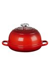 LE CREUSET Brot Bräter Signature kirschrot Crucible 24cm