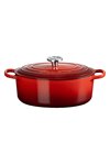 LE CREUSET Bräter oval Signature kirschrot Crucible 29cm