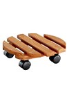 WAGNER SYSTEM Pflanzenroller Country Kiefer 30 cm kastanie