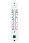 TFA Innen Aussenthermometer Metall weiss