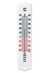 TFA Innen Aussenthermometer Kunststoff weiss