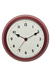 TFA Funk Wanduhr Retro Look rot