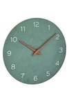 TFA Wanduhr mit Holzzeiger jadegrün