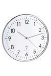 TFA Funk Wanduhr weiss