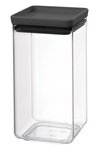 BRABANTIA Vorratsdose Tasty+ dark grey 1.6 l