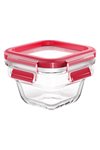 EMSA Dose Glas Clip&Close quadratisch 0.18l
