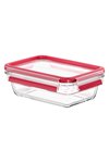 EMSA Dose Glas Clip&Close rechteckig 0.7l
