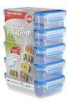 EMSA Dose Clip & Close Mealprep Set 5 Stück 0.8 l
