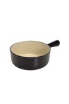 LE CREUSET Fonduecaquelon schwarz sand 24 cm