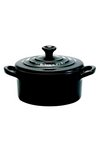 LE CREUSET Mini Cocotte Bräter schwarz 10 cm