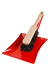 EBNAT Kehrgarnitur mit Schaufel rot