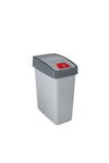 KEEEPER Abfalleimer magne silber 25l