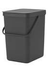 BRABANTIA Abfallbehälter Sort&Go grey 25 l