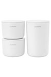 BRABANTIA Aufbewahrungsdosen Set 3-teilig white