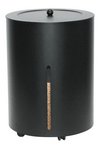 LIENBACHER Pellets Box mit Rollen schwarz ø 38 cm